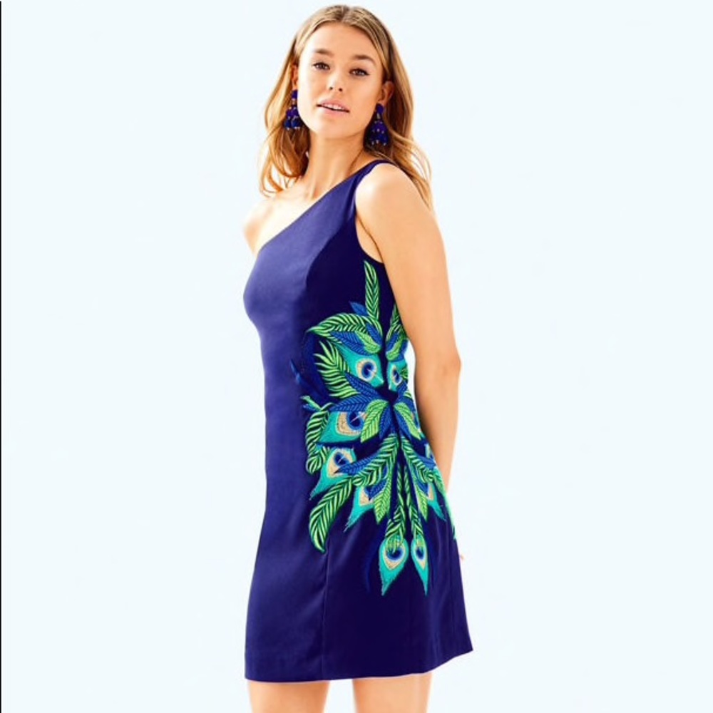 NWT LILLY PULITZER JAMIE TRUE NAVY DRESS